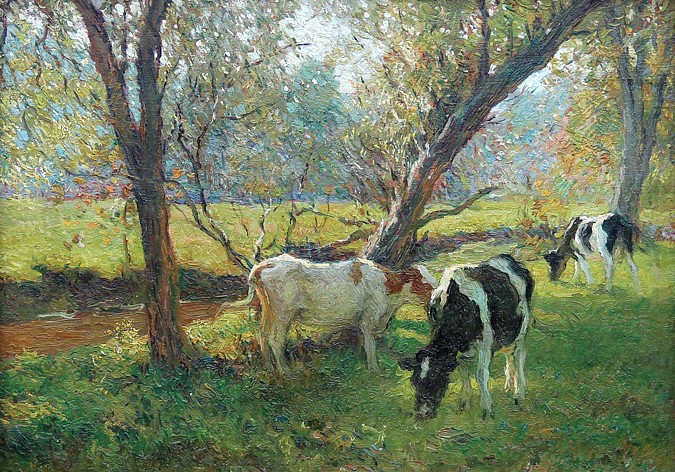 F. Luis Mora, Midday
oil on panel, 12" x 16"
signed, F.Luis Mora, lower left
JCA 5619
Sold