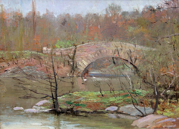 Allen Butler Talcott, Central Park
oil on panel, 12" x 16"
unsigned
ABT205
$5,500