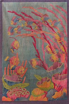 handcraft:&nbsp;Beatrice A. Hoffman Angel Fish and Morays, No. 5