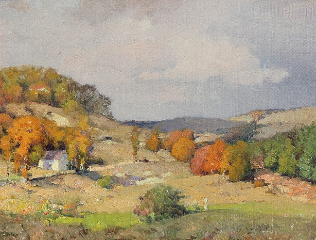 William Jurian Kaula, In the Valley
oil on board, 10" x 13"
signed lower right
DC 03/12.03
Sold