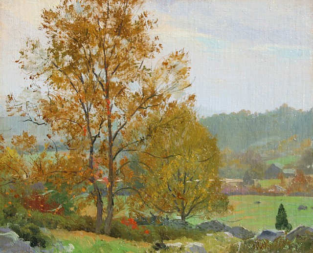 Ogden Minton Pleissner, Spring in Lyme
oil on panel, 8" x 10"
unsigned
AK 0216.19
$7,500