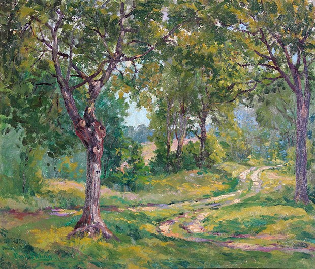 Paul E. Saling, Midsummer
oil on board, 20" x 24"
signed, Paul Saling, lower left
JCAC 5753
$2,800