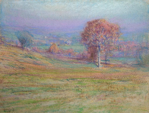 Henry Cooke White, Autumn Mists
pastel on paper, 9" x 12"
estate stamped lower left
HCW 05
$3,800