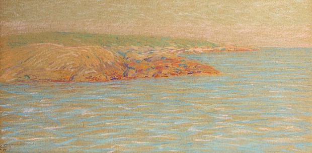 Henry Cooke White, Along the Coast
pastel on paper, 11 1/4" x 22 1/2"
monogrammed lower left
HCW 41
$4,800