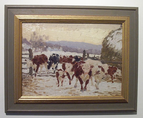Edward Volkert, Through The Fence
oil on board, 9" x 12"
unsigned
DS 12/03.01
$4,500
