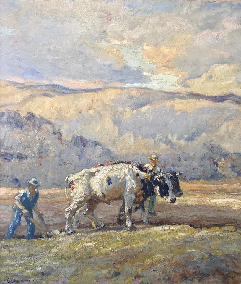 G. Glenn Newell, Plowing the Fields
oil on canvas, 42" x 36"
signed G. Glenn Newell, lower left
MJI 0919.01
$9,500