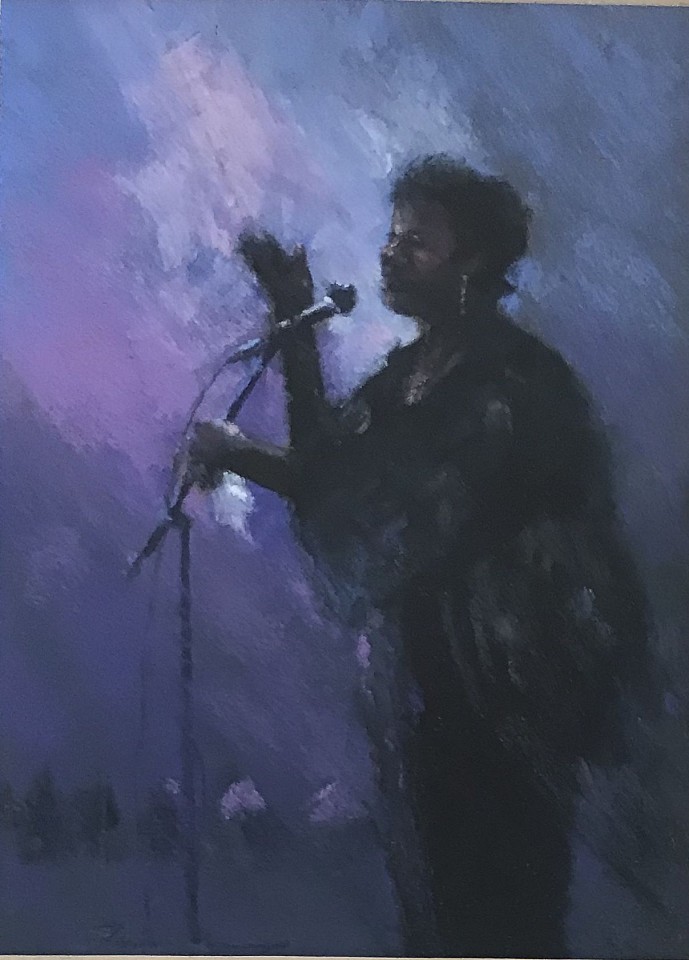 Laurel B. Friedmann, Gospel Jazz
pastel, 6 1/2" x 4 7/8"
signed lwoer left
MR 0819.04
$600