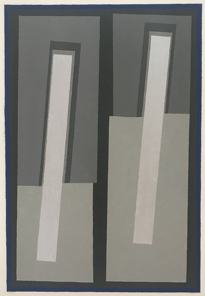Sewell Sillman, Study, 1967
gouache and silver leaf on paper, 13 1/2"" x 9 1/4""
JCA 6356
$1,500