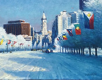 Michael Budden - Winter, Ben Franklin Parkway