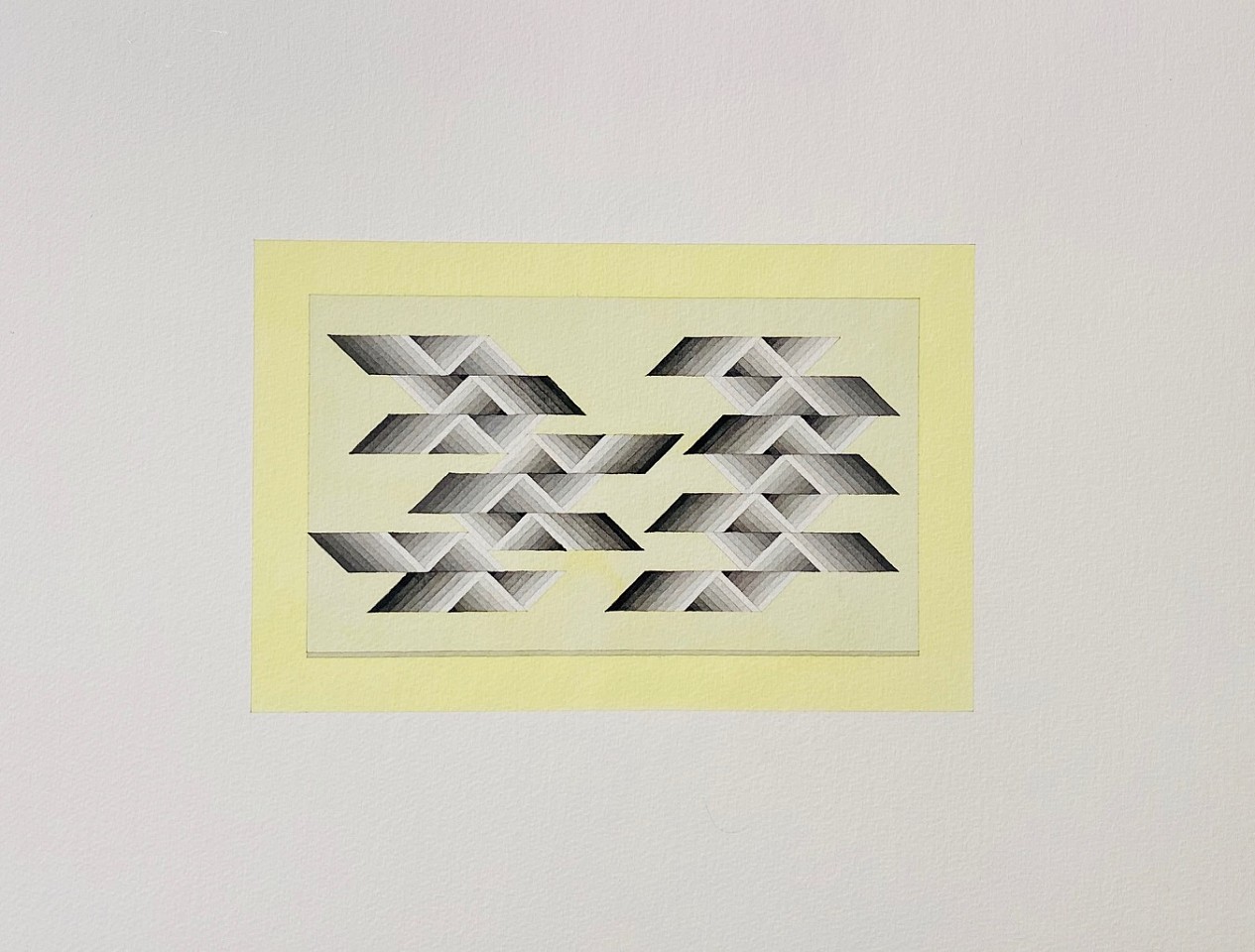Sewell Sillman, Study for Odd/Even
watercolor and pencil, Sheet: 18"" x 24""  Image: 7 1/2"" x 11""
JCA 6419
$3,500