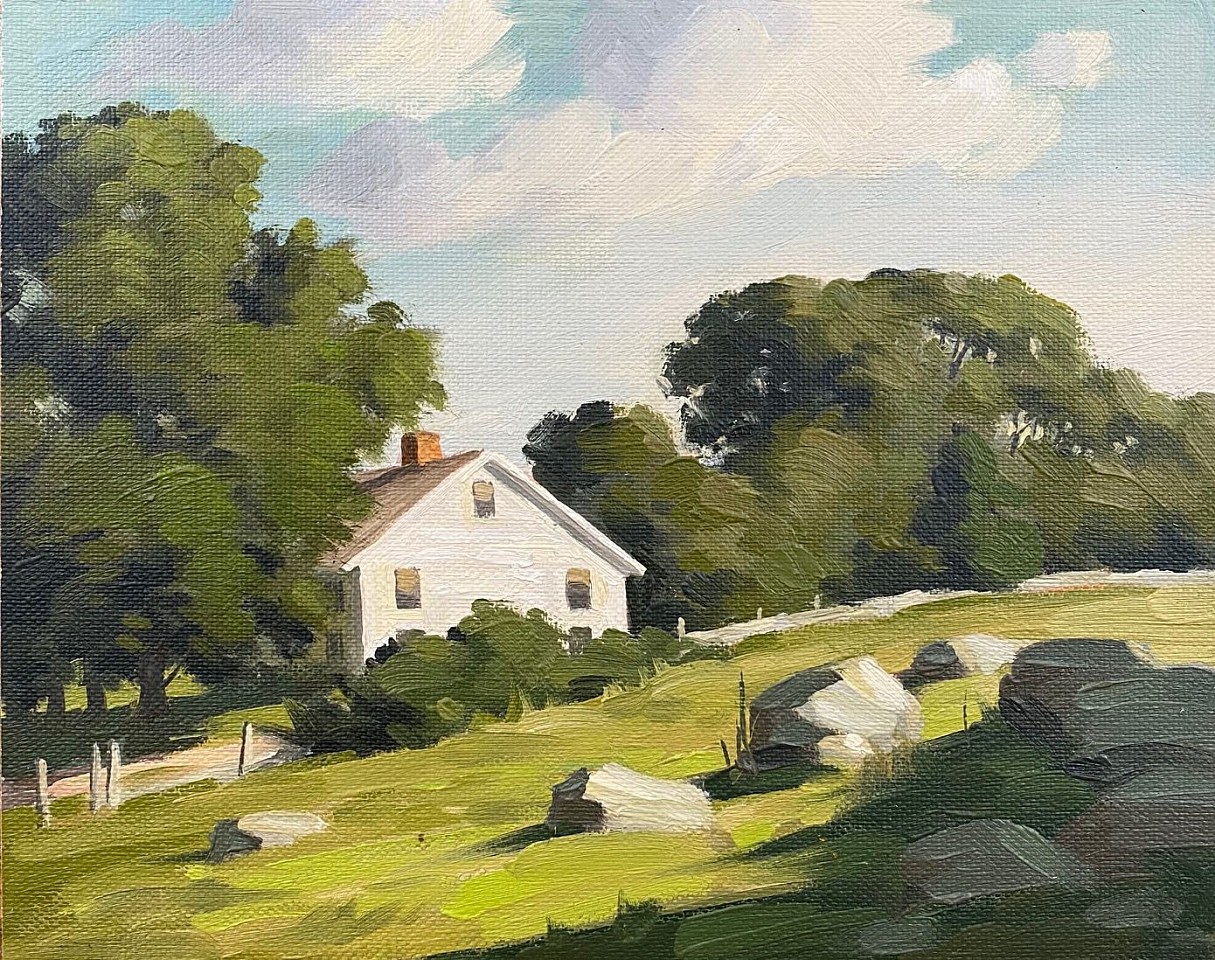 Bertram G. Bruestle, House in the Field
oil on canvas laid down on board, 8"" x 10""
JCA 6478.05
$550