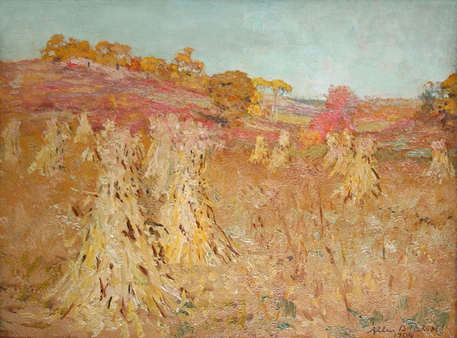 Allen Butler Talcott, Sunshine in the Cornfield
oil on panel, 12"" x 16""
signed, Allen B. Talcott and dated 1904, lower right
ABT 117
$5,000