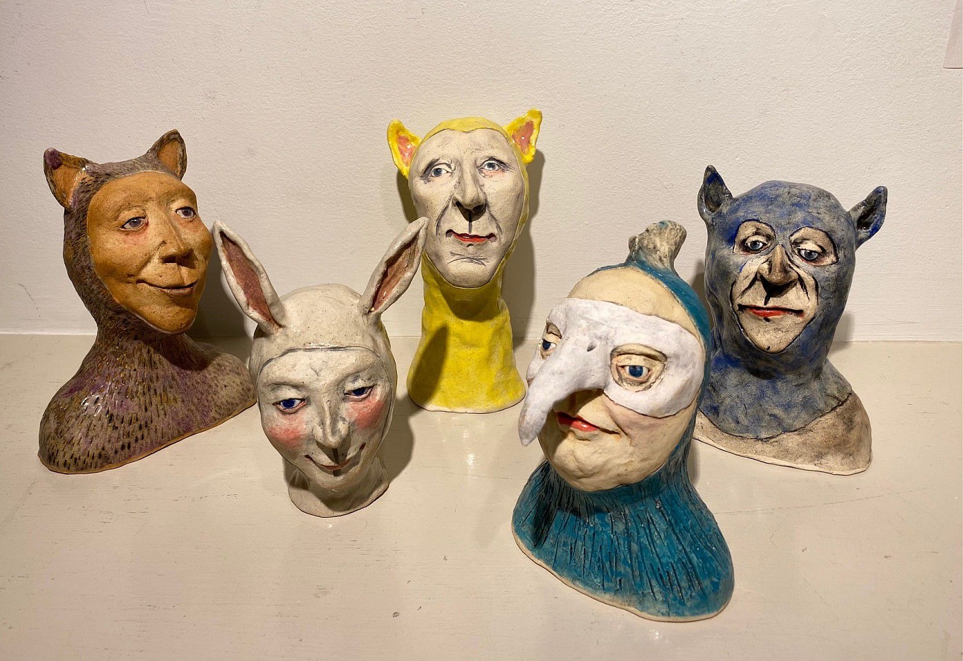 Jeanine Pennell, Characters Group 8
glazed ceramic, 6"" - 8""
JCAC 6292.08
$225