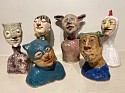 Jeanine Pennell, Characters Group 1
glazed ceramic