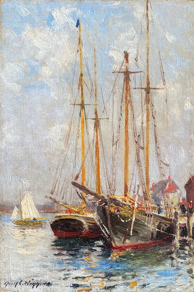 Guy C. Wiggins, On the Waterfront, Gloucester
oil on board, 12"" x 8""
JCA 6574
$16,000