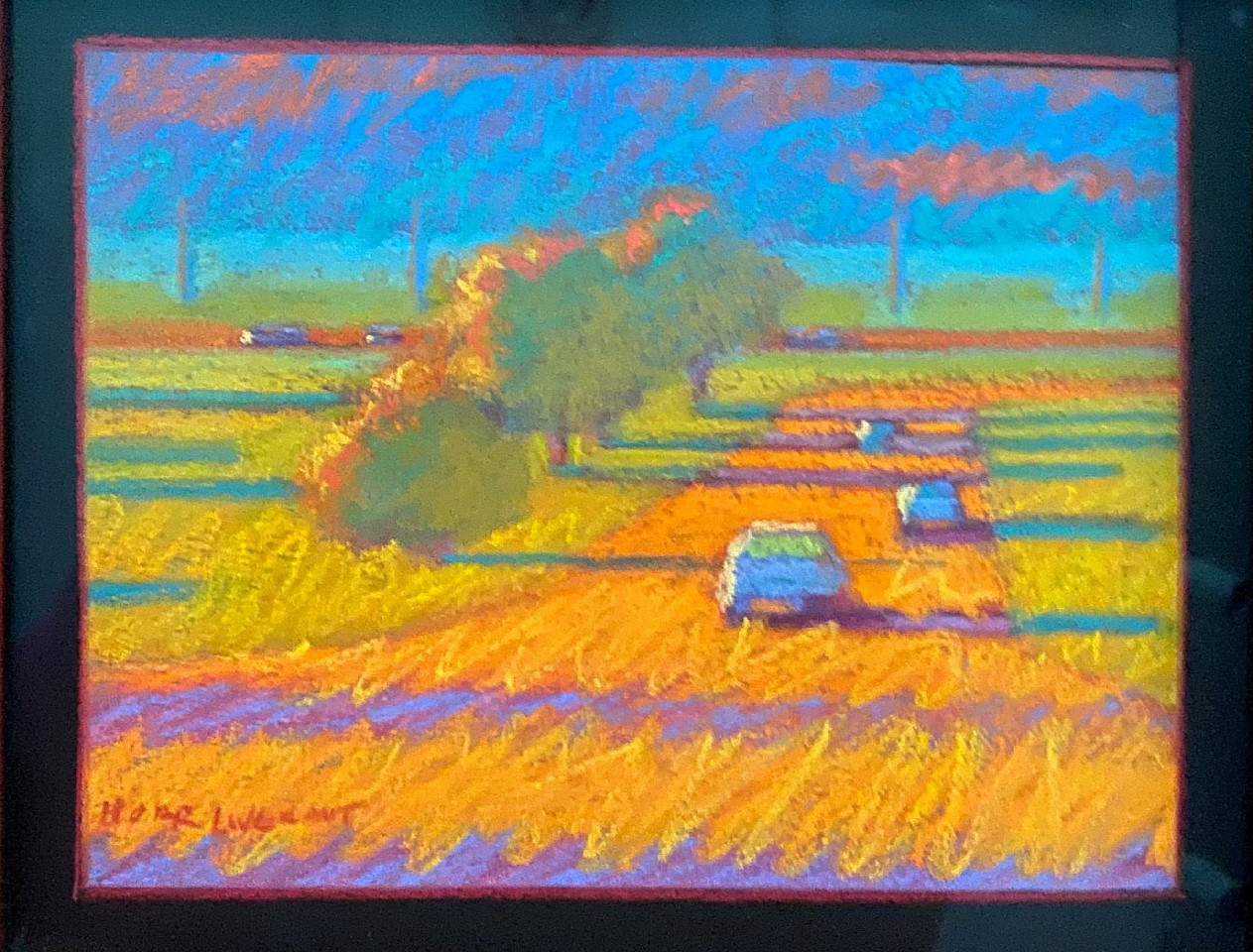 Gigi Horr Liverant, Afternoon Summer Drive
pastel on paper, 6 1/2"" x 8 1/2""
GHL1220
$650