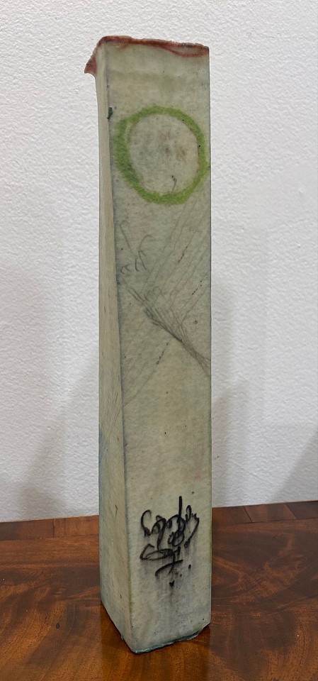 Corey Pressman, Lantern #2
paper, beeswax, resin, and pigment, 11"" x 2"" x 2""
CP1221.2
$475