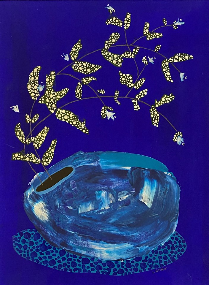 Jac Lahav, Blue Vase II
acrylic flashe and graphite, 11 1/2"" x 8 1/2""
JL 0522.02
$950