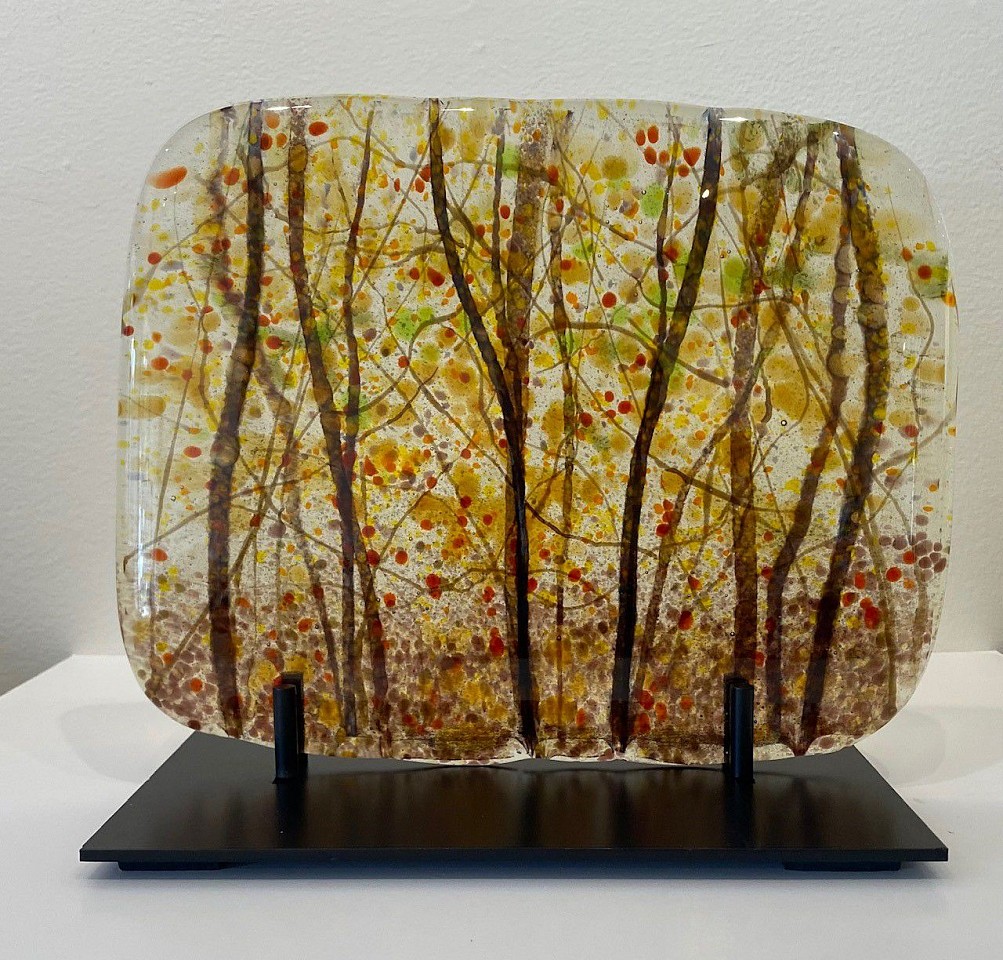 Angelita Surmon, Colors of Autumn
kiln formed glass, 7.5"" x 9.25"" x .25""
AS 0722.04
$900