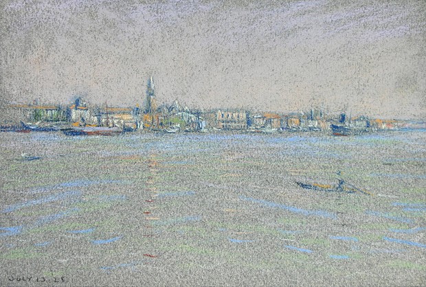 Henry Cooke White, Bacino di San Marco, 1928
pastel on paper, 6 1/2"" x 9 3/8""
HCW 48
$3,500