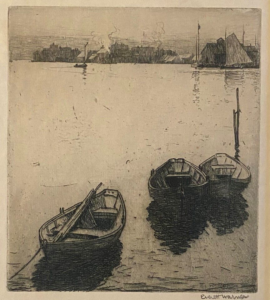 Everett Longley Warner, Dories, Gloucester
etching on paper, 5 1/2"" x 4 7/8""
JCA 6302
$500