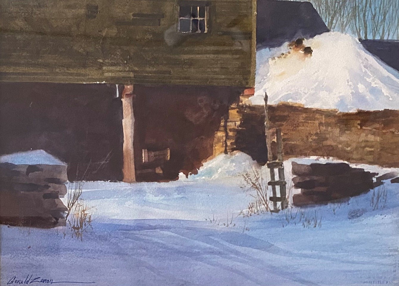 Jerry Caron, Last Light
watercolor on paper, 10"" x 14""
NC 0223.08
$950