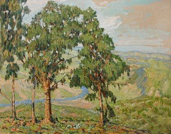 american impressionism/lyme art colony: Helen Savier DuMond Overlooking Desert Laguna