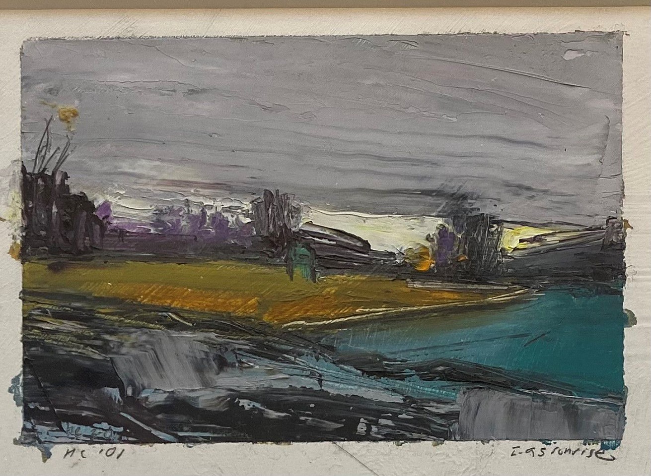 Helen Cantrell, I-95 Sunrise
oil on paper, 4"" x 6""
HC1221.01
$250