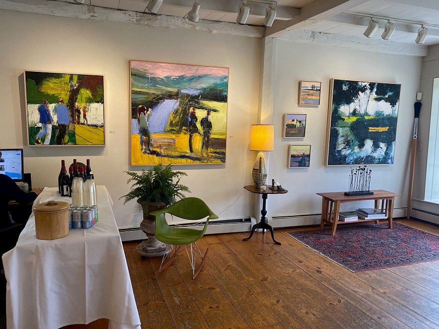 Laying it On, Paintings by Helen Cantrell - Installation View