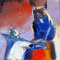 Helen Cantrell, Two Cats
oil on canvas