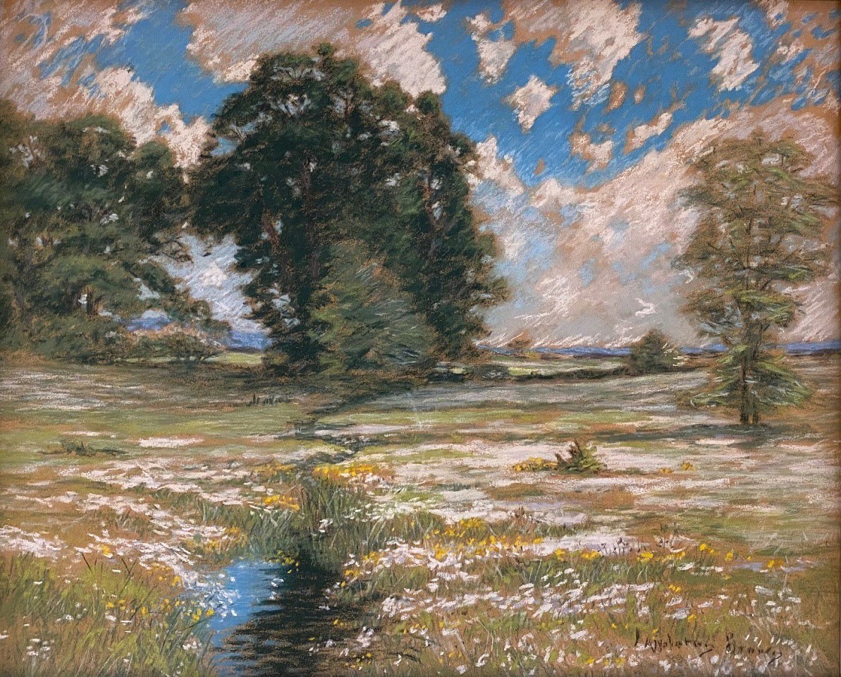J. Appleton Brown, Spingtime in the Meadow
pastel on canvas, 17 1/2"" x 22""
JCA 6717
$7,500