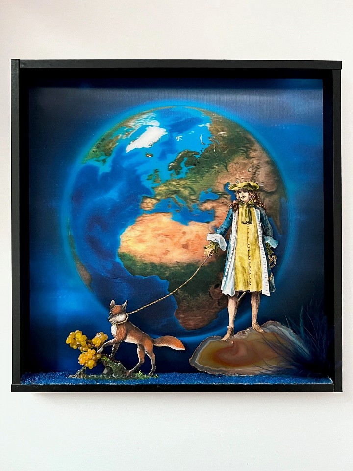 Maureen McCabe, The Fox and the Earth
mixed media, 8 3/4"" x 8 3/4"" x 1 1/2""
MM 1123.01
$2,500