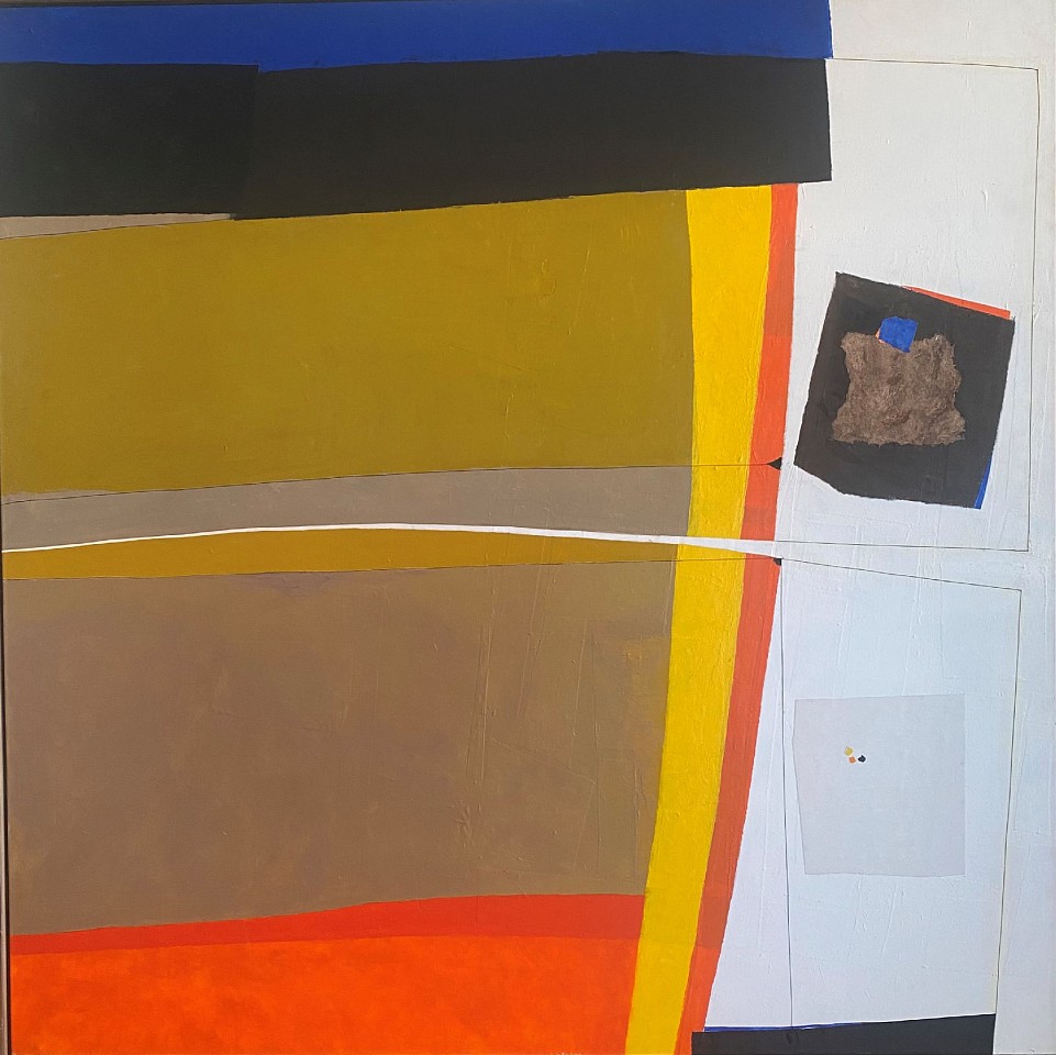 John Urbain, Yellow Band, 1977
oil and collage on canvas, 72"" x 72""
JCA 6639
$18,000