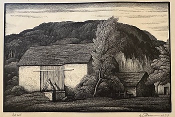 prints/drawings: Thomas Willoughby Nason Stone Barn, Bucks County, 1939