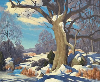 Bertram G. Bruestle -&nbsp;The Old Oak in Winter