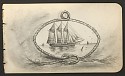 George M. Hathaway, Marine Theme #21
pencil on paper