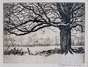 Platt Hubbard, Winter Day, Old Lyme
etching on paper