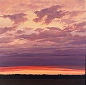 Tom Yost, Four Sunsets II
oil on board