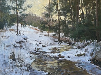 women artists: Peggy N. Root Winter Afternoon