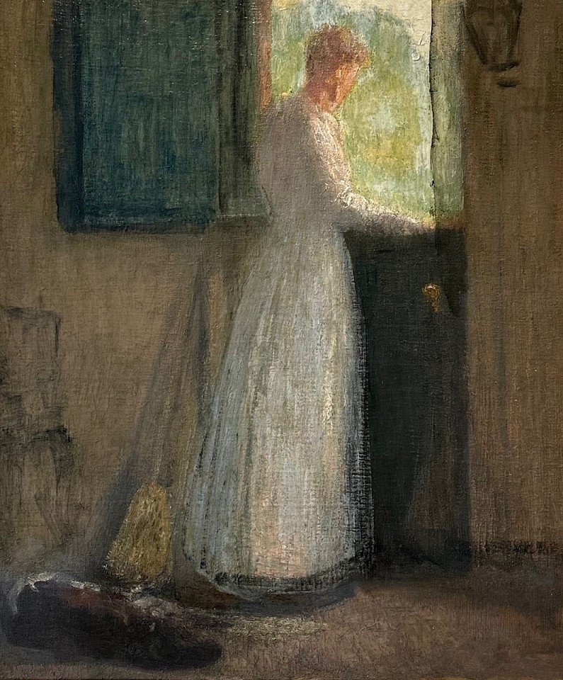 Julian Alden Weir, Anna in the Doorway
oil on canvas, 30"" x 25""
DH 0125
$25,000