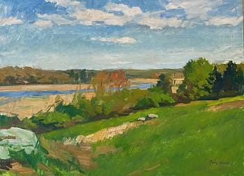 contemporary:&nbsp;Jerry Weiss View of the River""