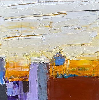 Work: Helen Cantrell New York City Sunset