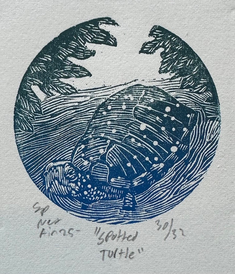 Samuel Swap, Spotted Turtle
woodblock print, 2"" diameter
SSW 1125.02
$200
