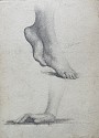 Bertram G. Bruestle, Feet and Hand Study
pencil