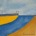 Elizabeth Enders, Blue and Yellow
water color on paper