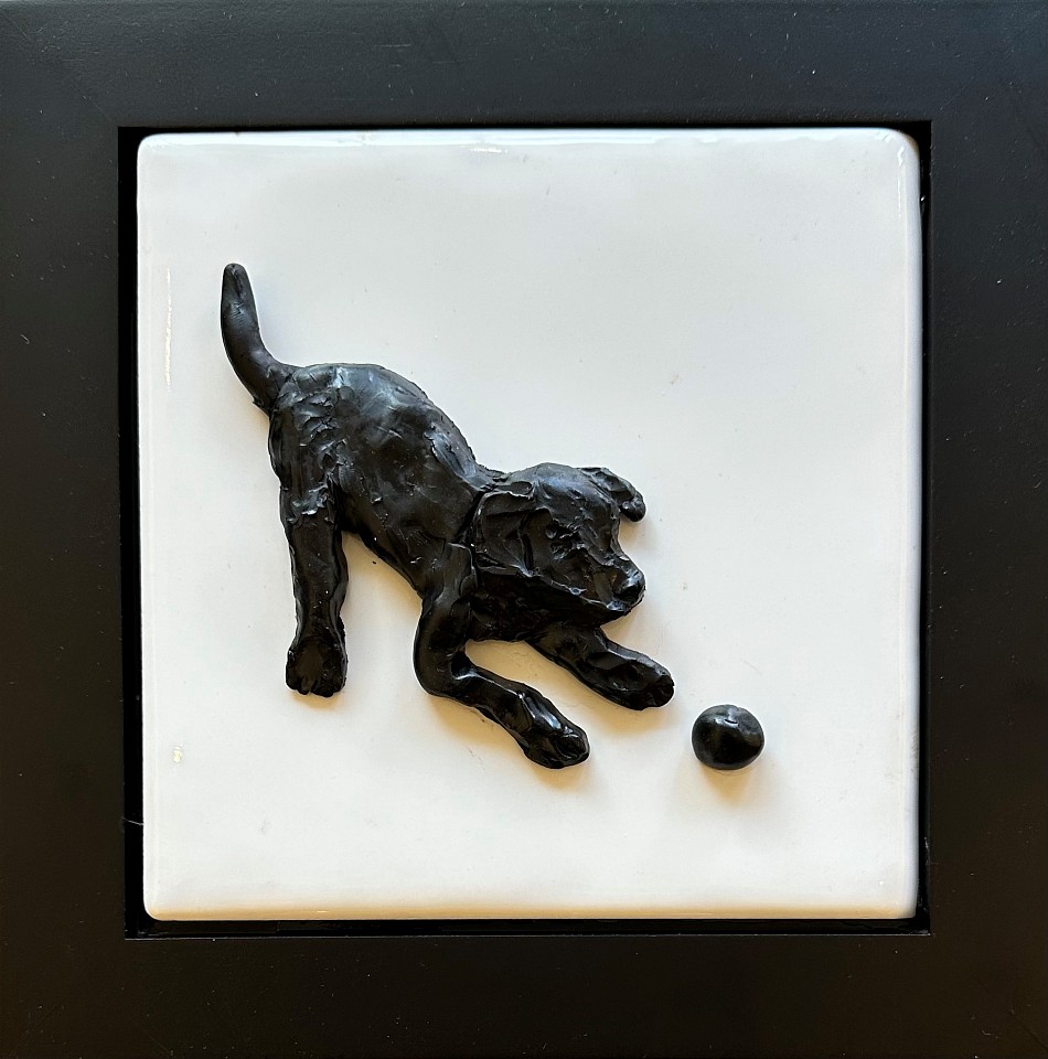 Paula Perlini, Dog With His Ball
clay and ceramic, 6"" x 6""
PP1125.03
$300