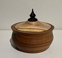 Michael Theise, Lidded Vessel V
Maple, Walnut , and Canary Wood
