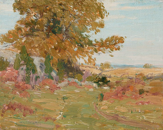 William S. Robinson, Beach Drive, Biloxi
oil on board, 8"" x 10""
signed,  Wm. S. Robinson, lower left
titled, verso
JCA 5842
$3,000