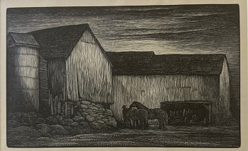 prints/drawings:&nbsp;Thomas Willoughby Nason End of the Day, 1933