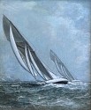 James G. Tyler, Racing
oil on canvas laid down on board
